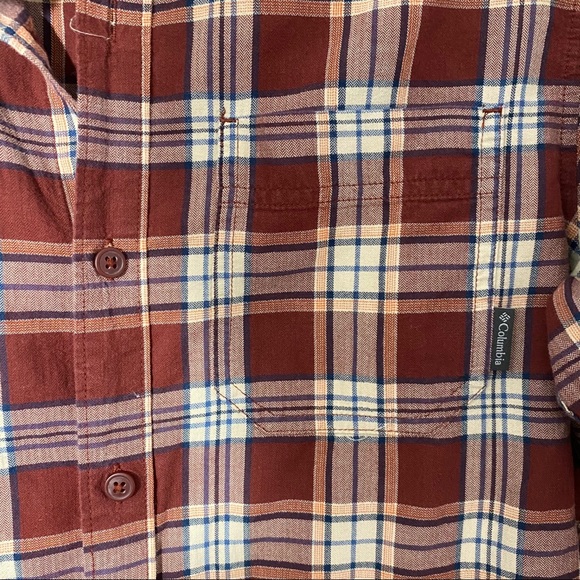 Columbia Mens Hardy Ridge Plaid Button Down Shirt - Picture 3 of 7